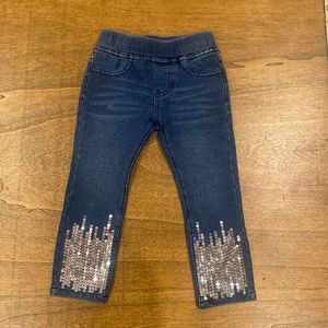 Toddler girls jeggings/jeans size 2t - lightly worn